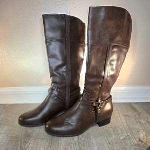 Charter Club Dark Brown Knee High Boots New